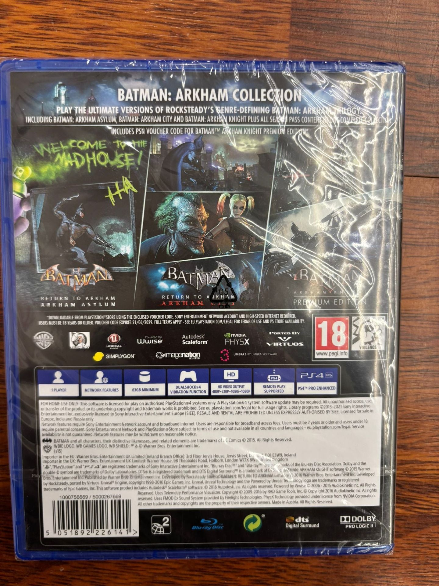 Batman Arkham Collection PS4 UK Batman Arkham Collection PS4 UK